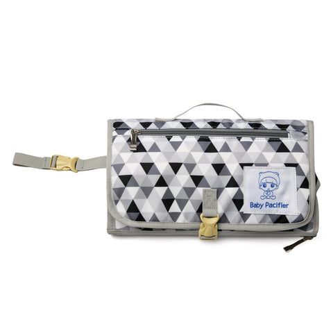 Diaper Clutch - Black Triangles