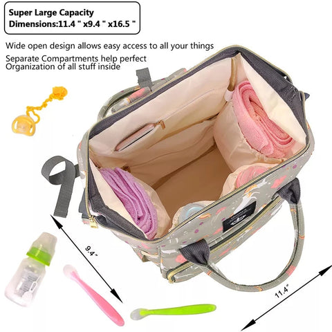 Unicorn Full Features Diaper Backpack