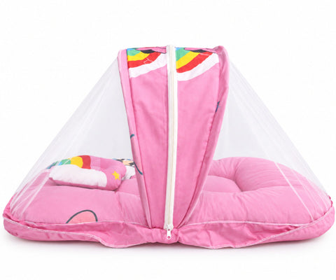 Baby Mosquito Bed Net Pink Minnie | Protective Baby Sleeping Bed Net