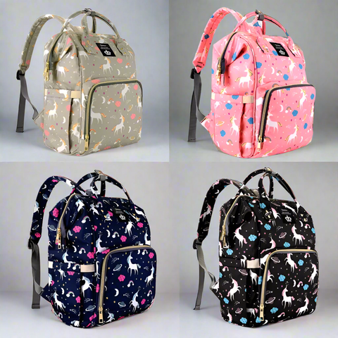 Unicorn Full Features Diaper Backpack
