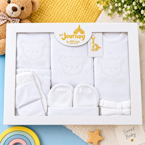 Newborn Welcome Bundle (Premium) -  Velvet Starter Set & Welcome Starter Set White