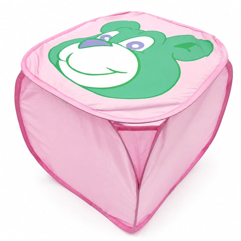 Laundry Basket - Bear - Pink