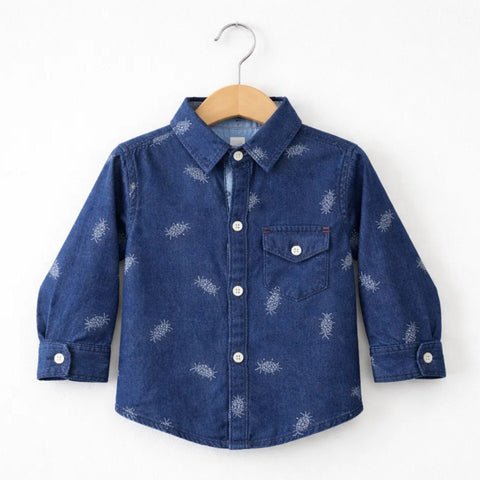 Wow - Casual Shirt - Pineapple - Blue