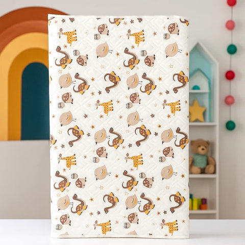Diaper Changing Sheet - Dinosaurs & Turtles