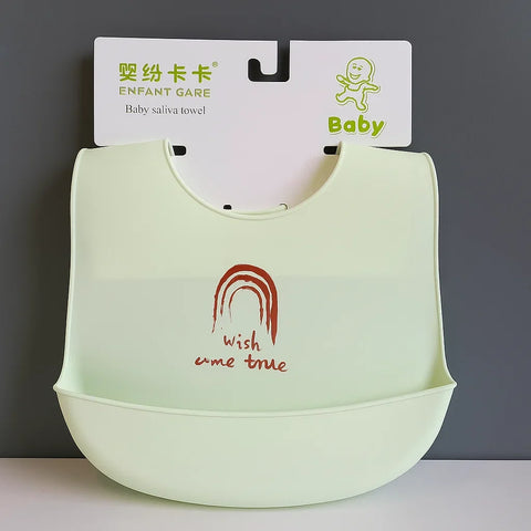 Silicon Container Bib - Yellow - Wish